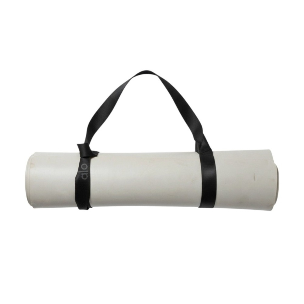 Alo Yoga Warrior Mat Carrying Strap Gray Non Slip Fitness Workout Home Gym Sport